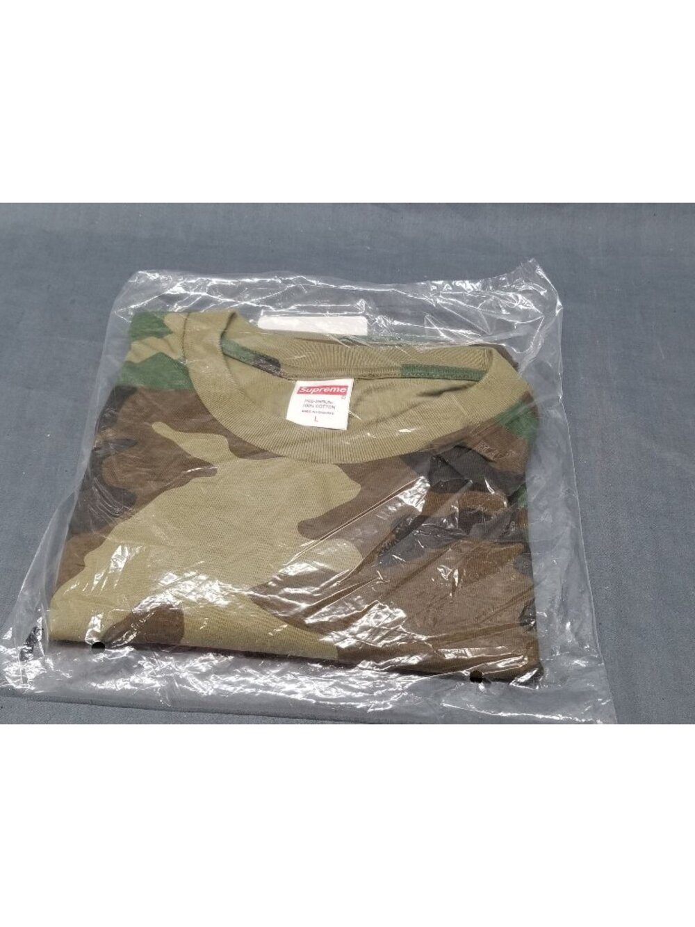 Supreme Arabic Box Logo Tee Woodland Camo SS26 Large BRAND NEW